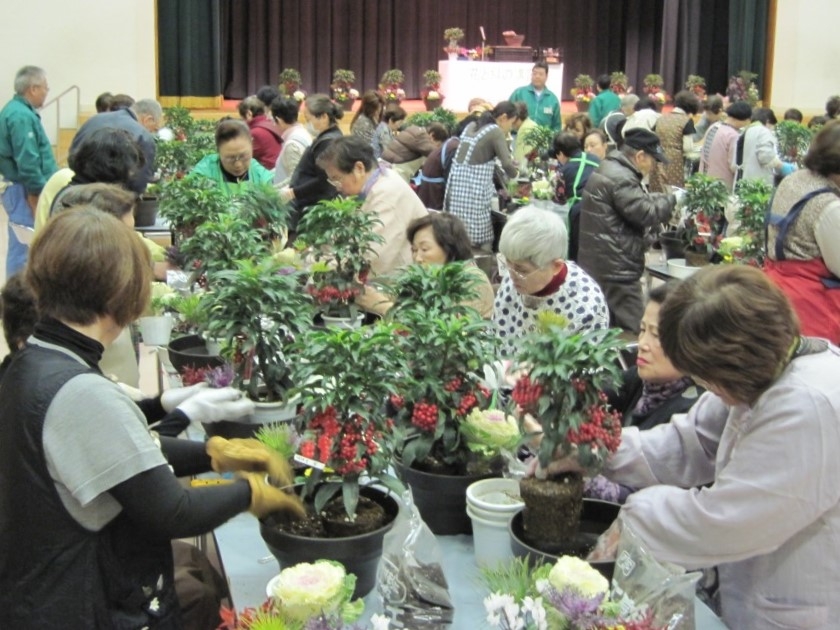 イベント 花と緑の講習会 お正月を飾る花 要申込 大阪市生野区の魅力紹介 いくのぐらし